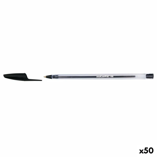 Pen BC188 Crystal 1 mm Black (50 Units)
