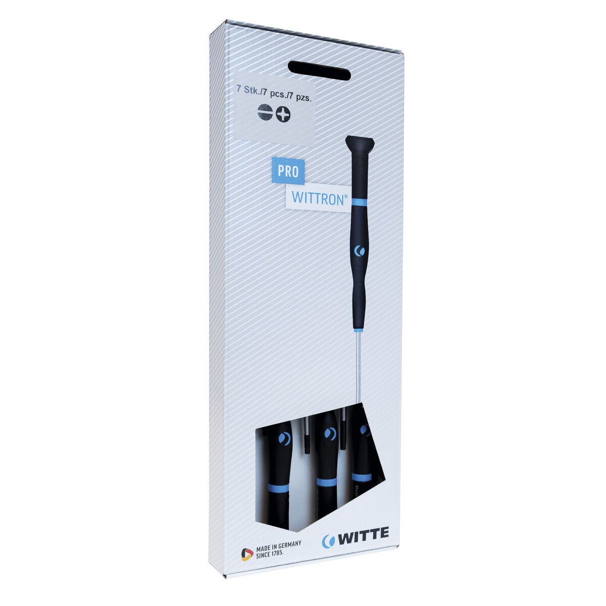 Set of precision screwdrivers Phillips Flat