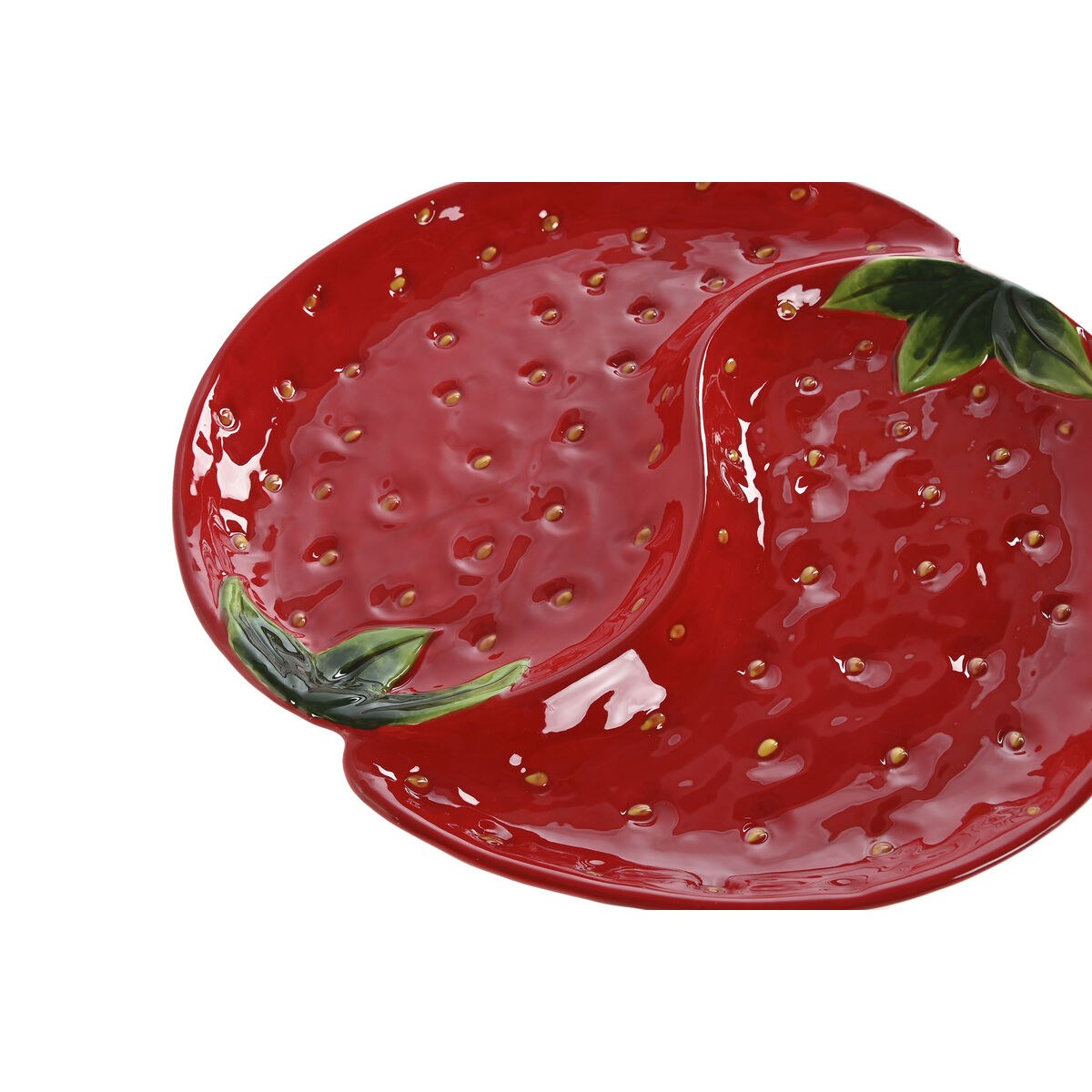 Plate Red Stoneware 32 x 31 x 3,5 cm