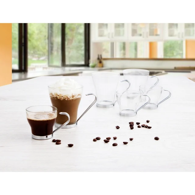 Tea and coffee cup Supreme Transparent 250 ml 3 Pieces