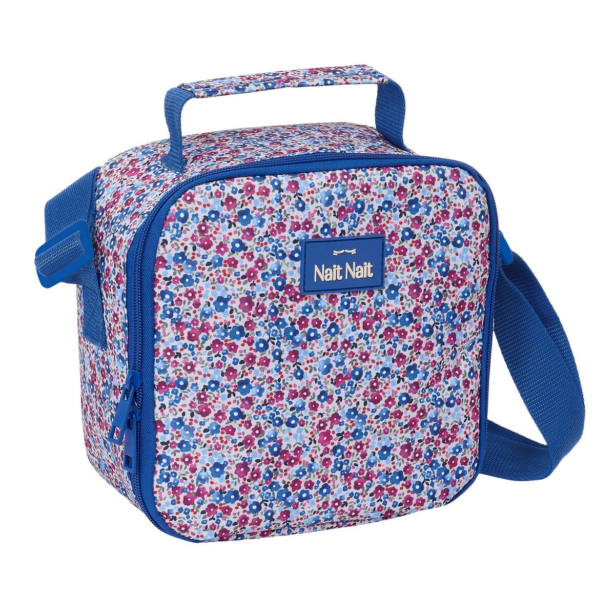 Thermal Lunchbox Flores coimbra azul Blue 20 x 20 x 15 cm