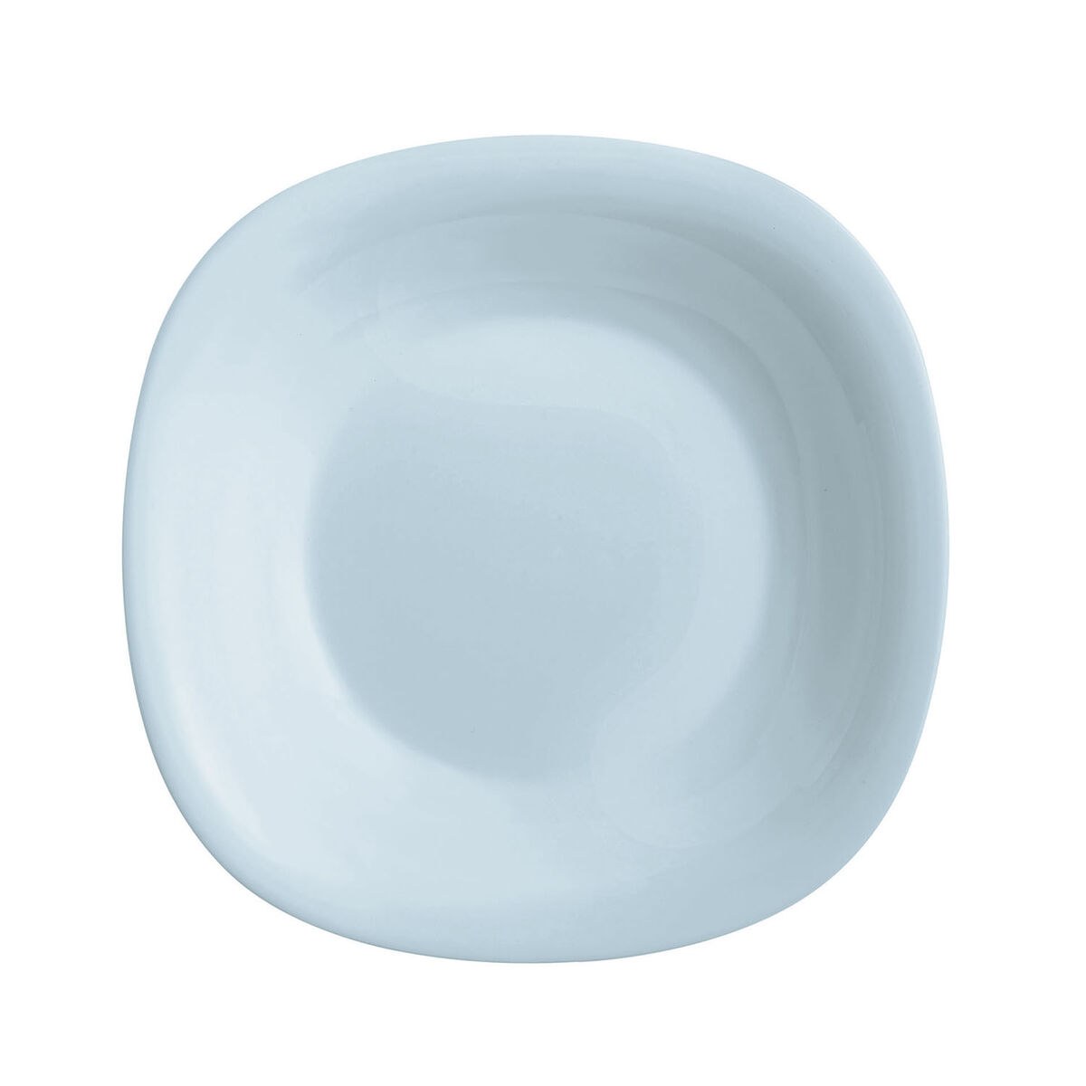 Deep Plate Carine Paradise Blue Glass 21 cm (24 Units)