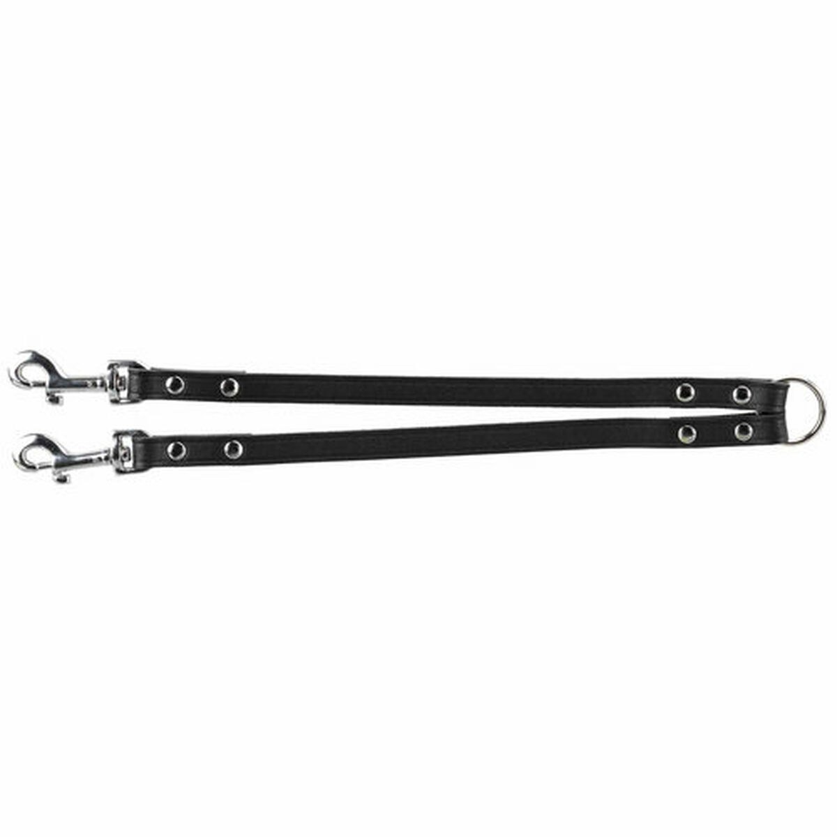 Coupling for 2-dog lead Black 30 cm XS/S