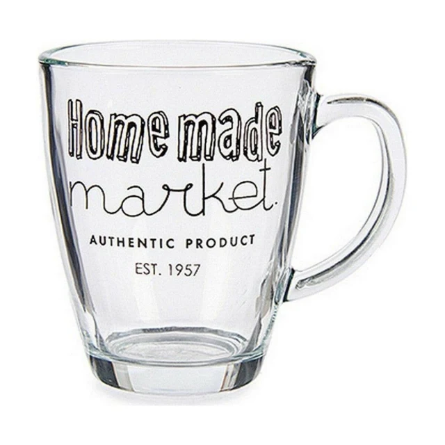 Mug Transparent 320 ml (6 Units)