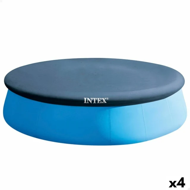 Swimming Pool Cover Navy Blue Ø 396 cm Circular (4 Units)
