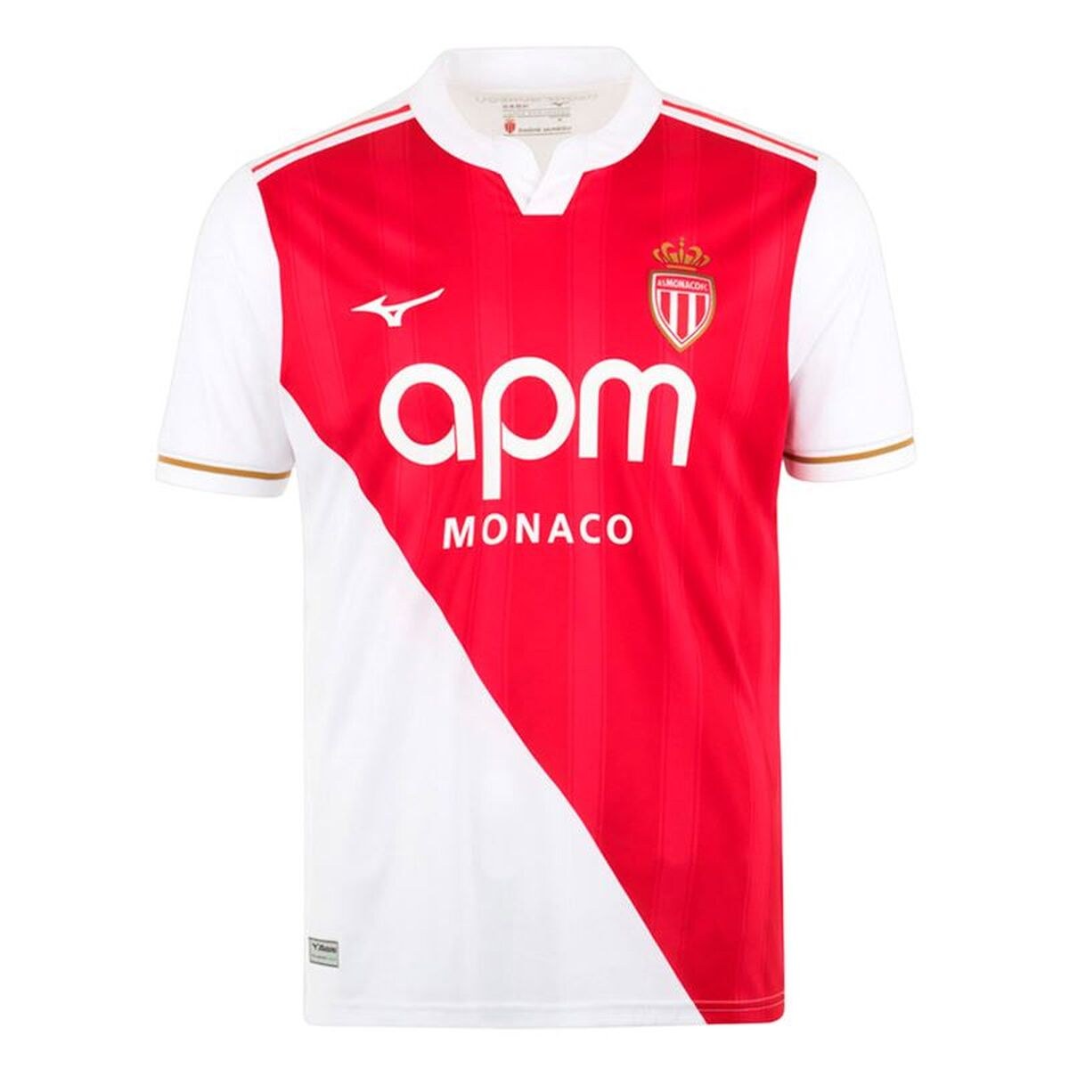 Men's Short-sleeved Football Shirt Monaco Home