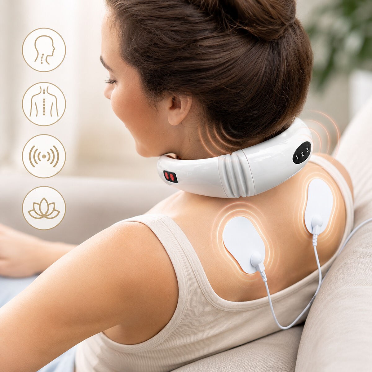 Electromagnetic Neck and Back Massager Calmagner