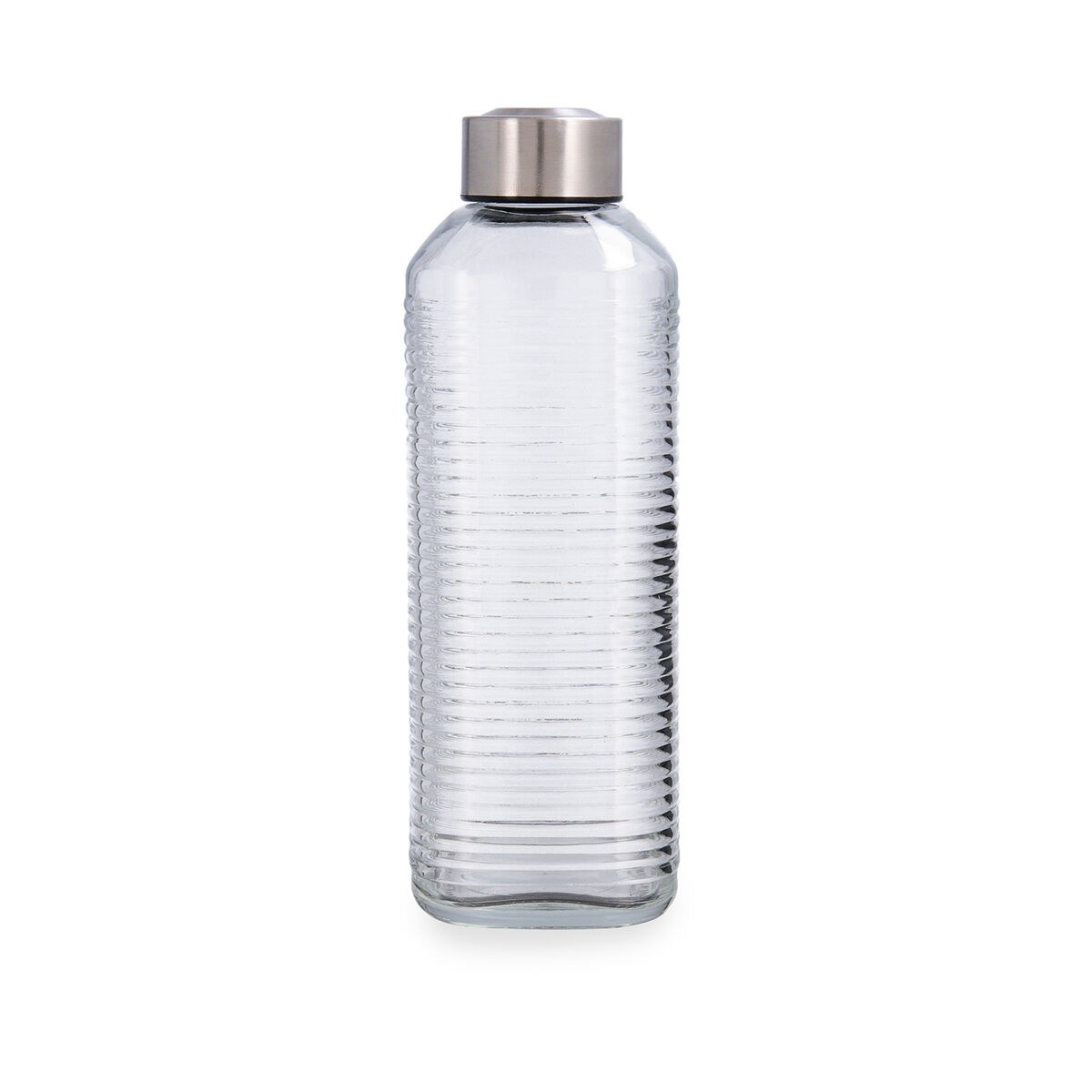 Water bottle Velvet Transparent Glass 1 L (12 Units)