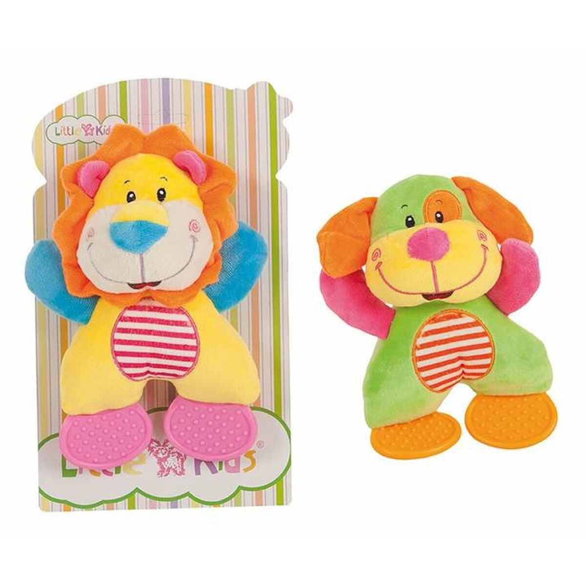 Teether for Babies 20 cm Fluffy toy animals
