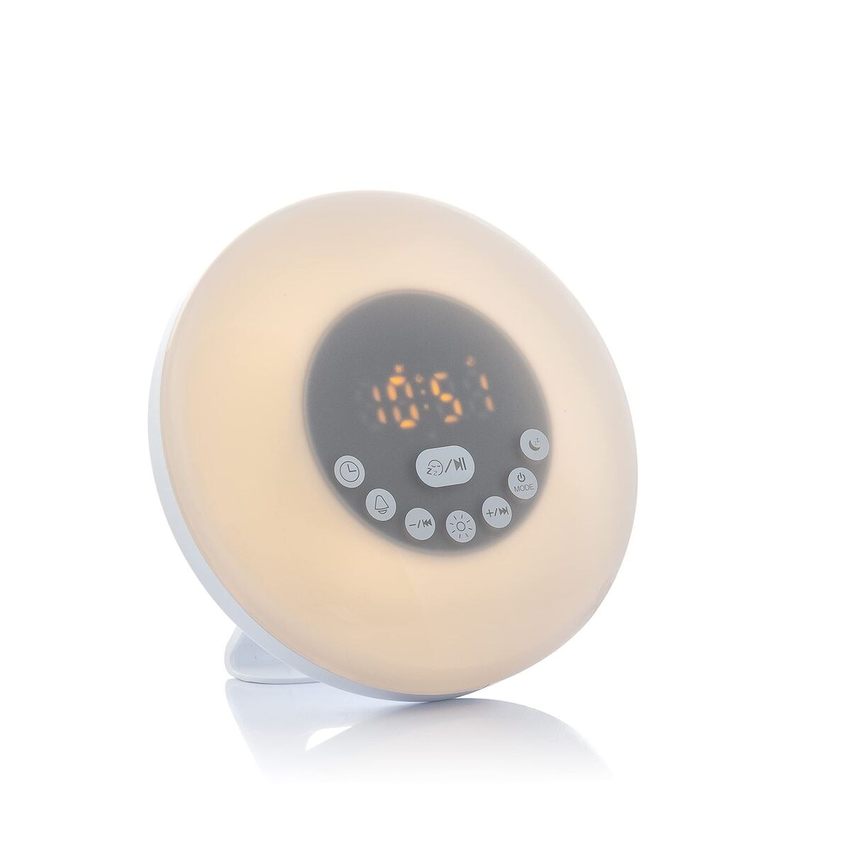 Rechargeable Sunrise Alarm Clock with Speaker White (Refurbished B)