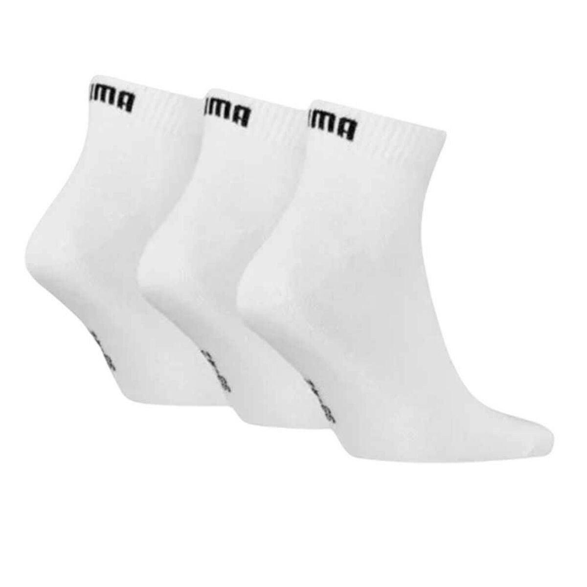 Sports Socks QUARTER PLAIN 3P 701230337 300 White 3 pairs