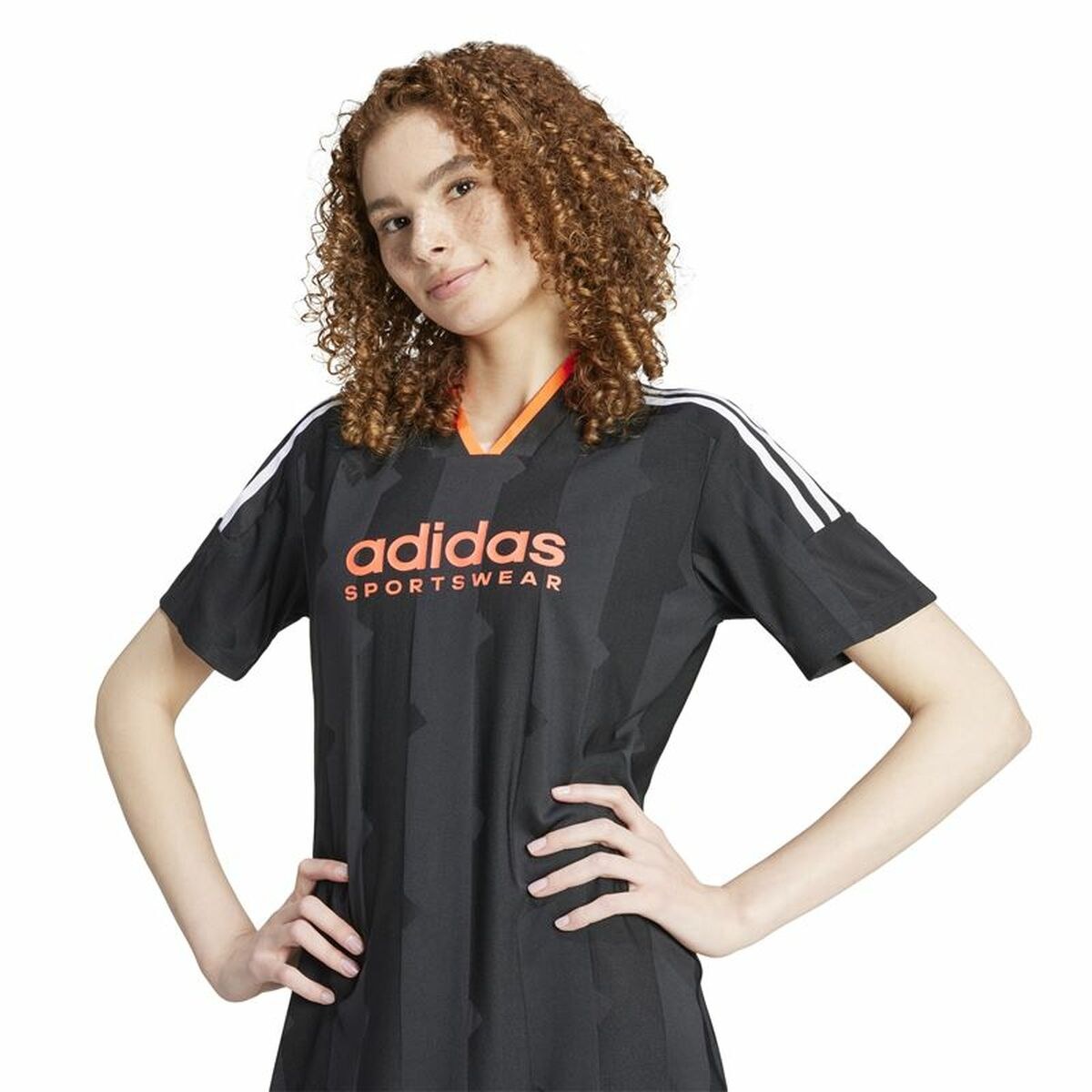 Dress Tiro Cut 3 Bandas Jacquard Black