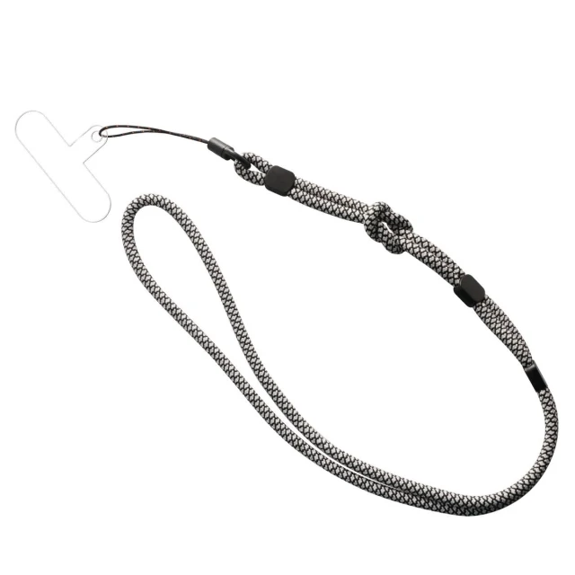 Mobile Phone Lanyard Black White