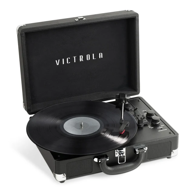 Record Player Journey Black