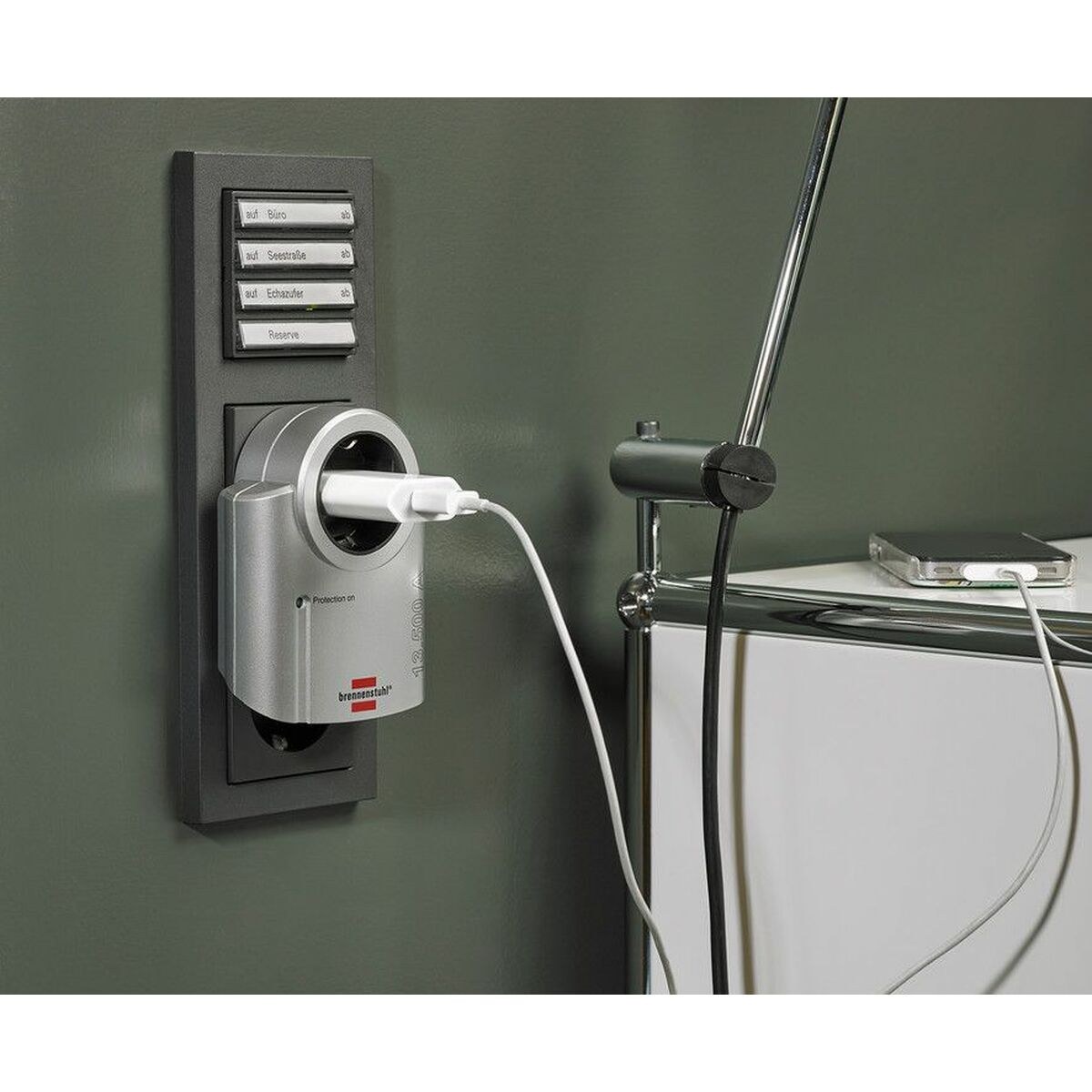 Power Plug Primera-Line 13500 A 230 V Protection from surges