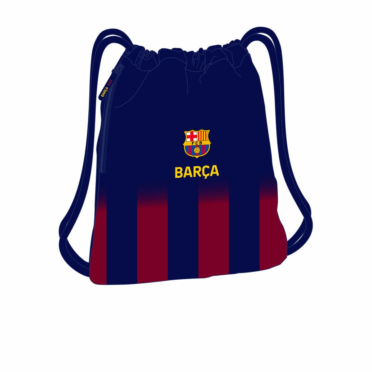Backpack with Strings Blue Maroon 35 x 40 x 1 cm