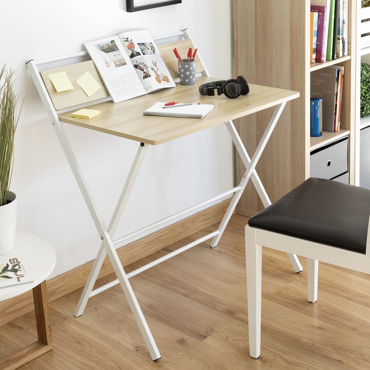 Folding Desk with Shelf V0103260 Wood (Refurbished C)