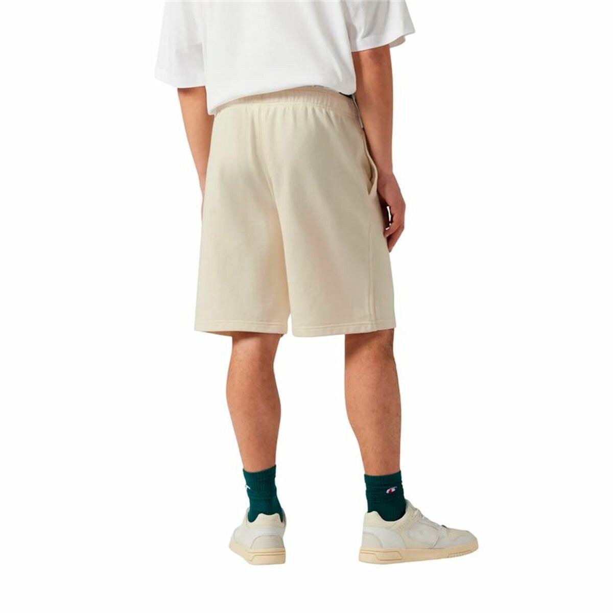 Men's Shorts Long White Natural