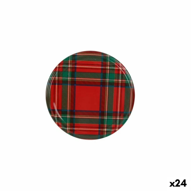 Set of lids Scottish Man 6 Pieces 6,6 x 0,8 cm (24 Units)