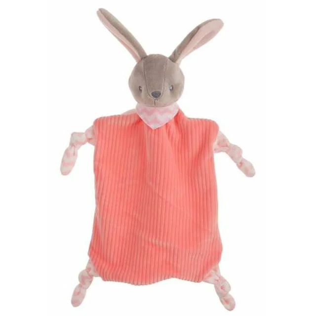 Baby Comforter 29 x 29 cm Rabbit Pink
