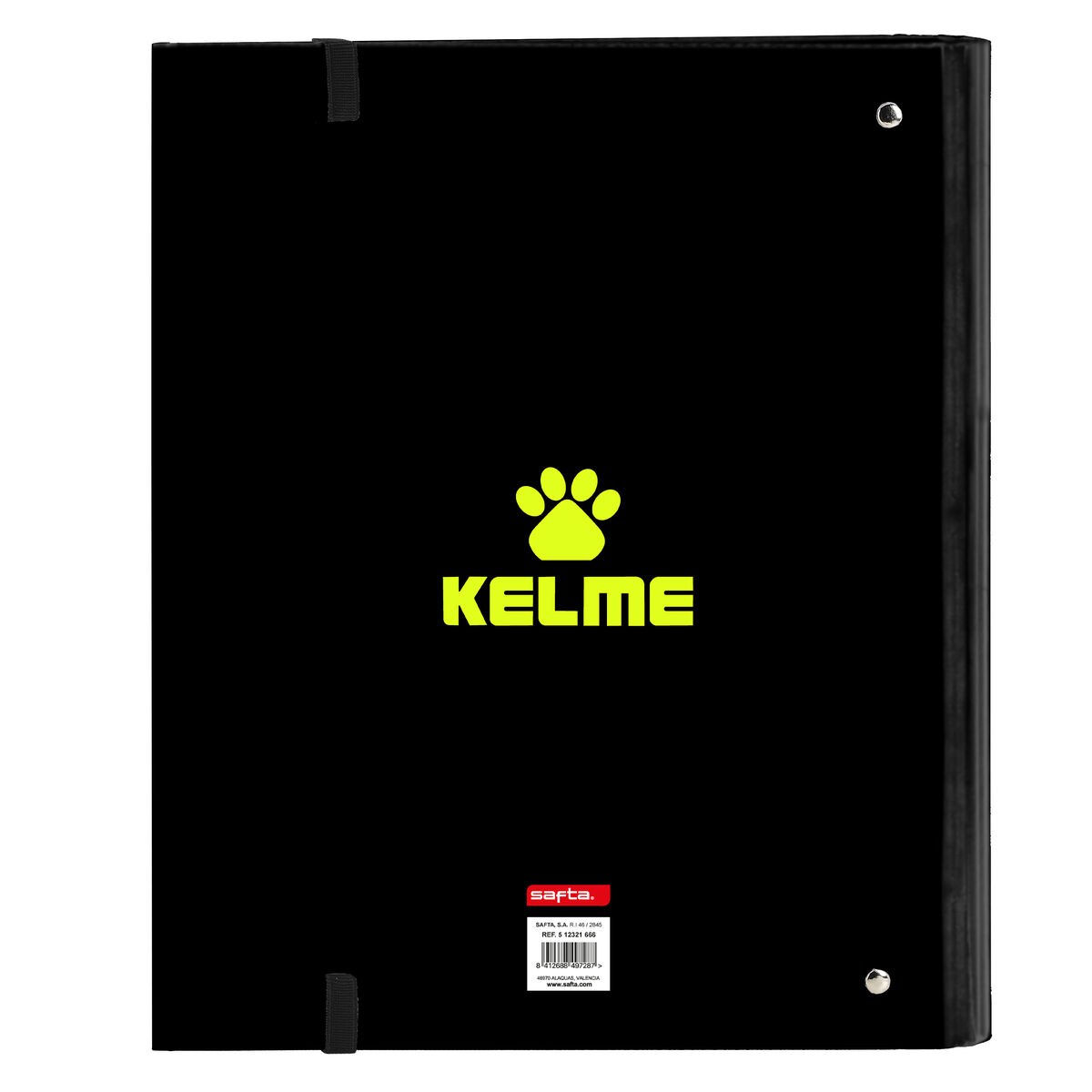 Ring binder Jungle Black Grey Lime (27 x 32 x 3.5 cm)
