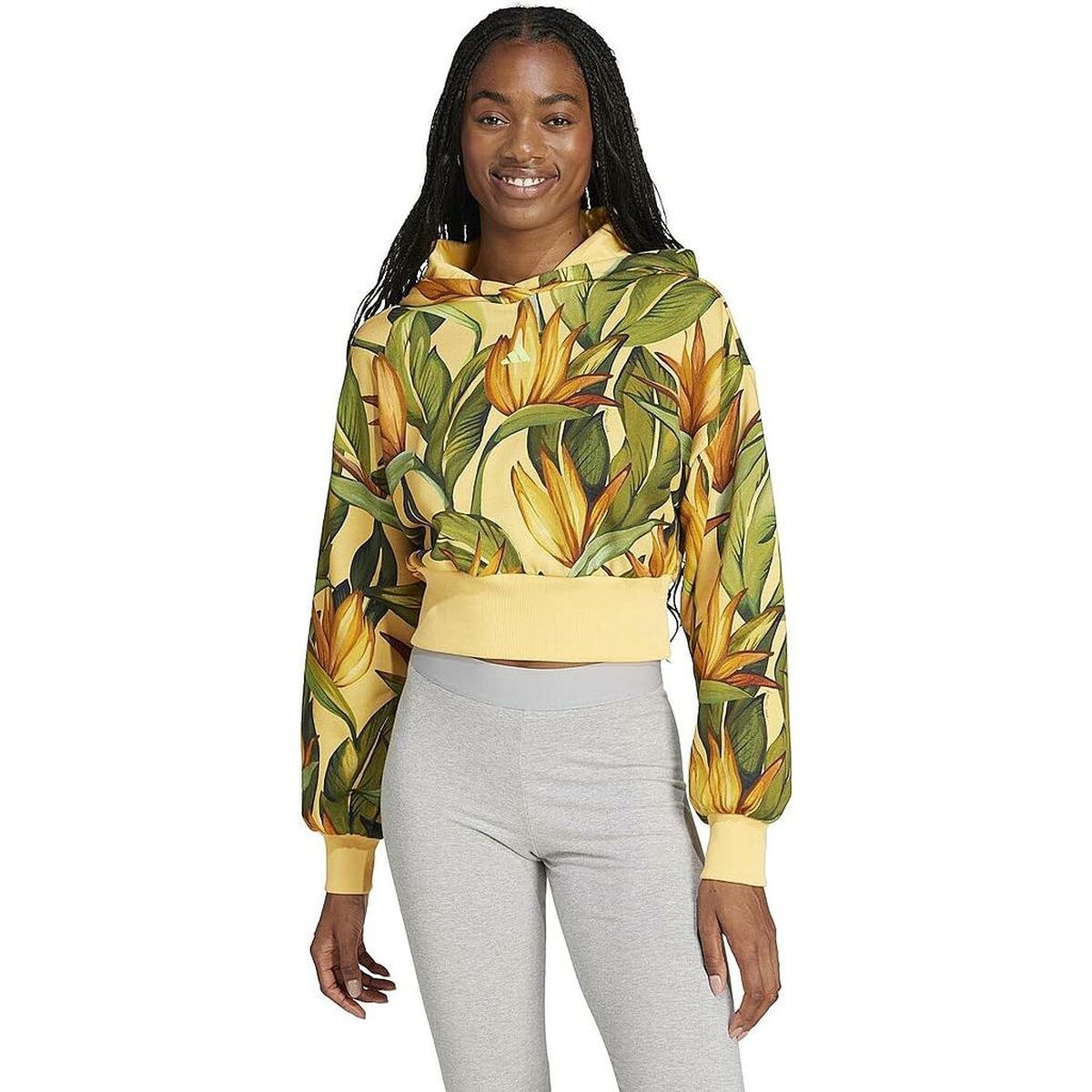 Women’s Hoodie FARM HOODIE JD6282 Yellow