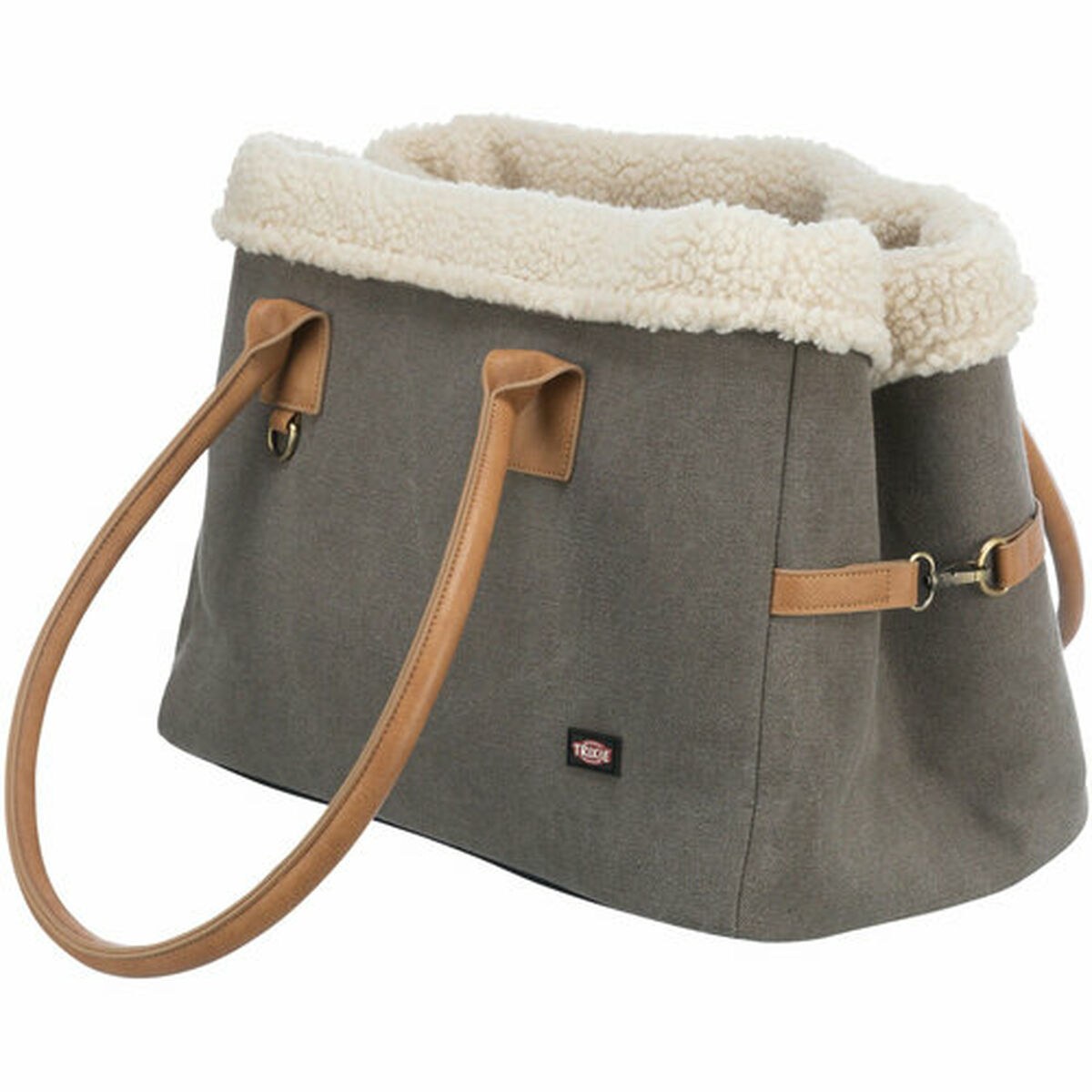 Pet Handbag Rachel Grey Light brown 25 × 30 × 40 CM