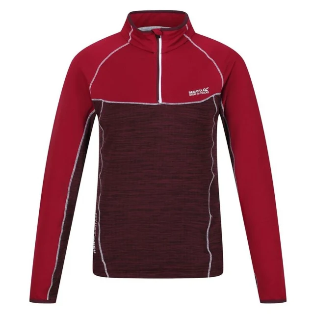 Fleece Lining Hepley Lightweight Half-Zip W Dark Red