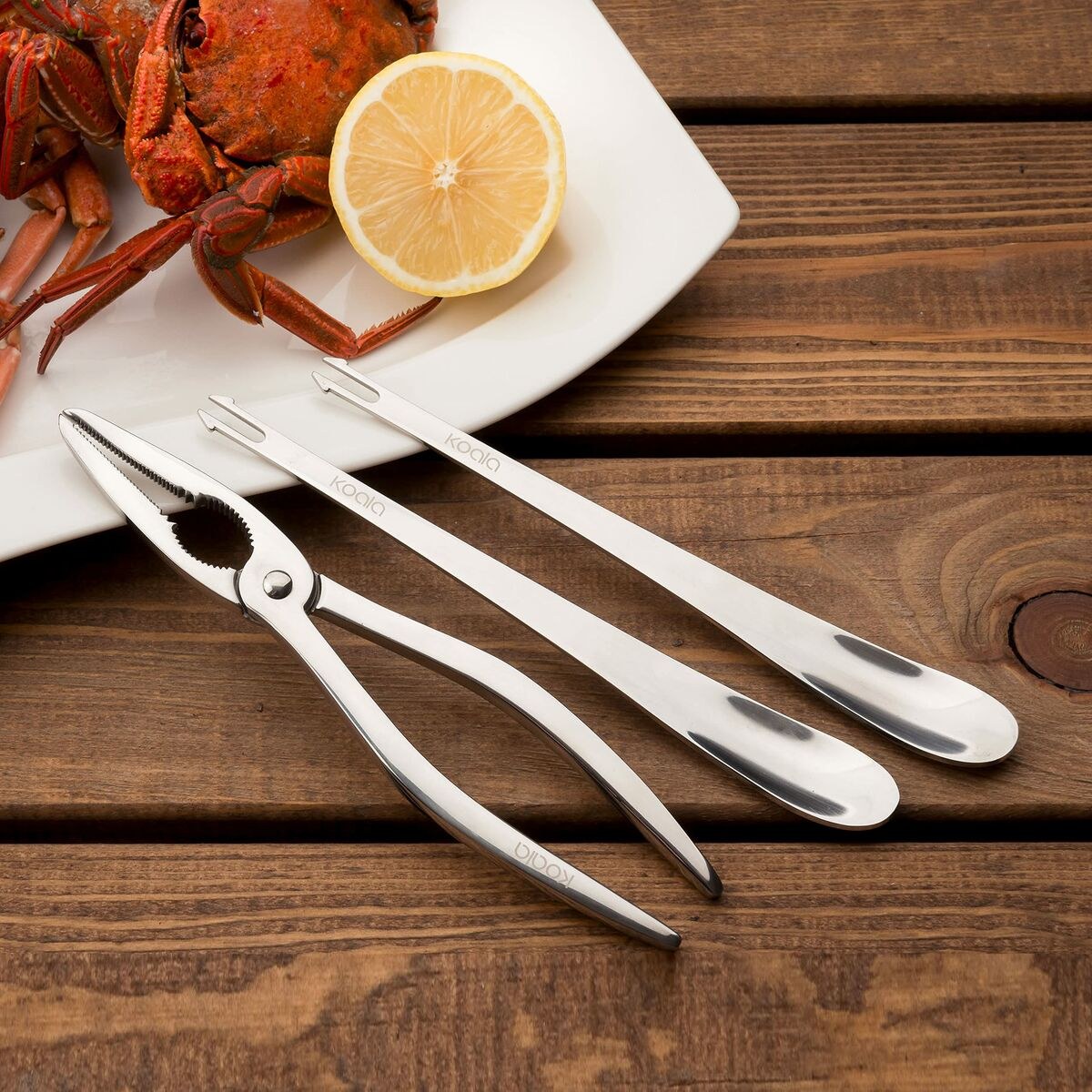 Seafood Set Eco Metal 20 x 2,3 x 2 cm 3 Pieces