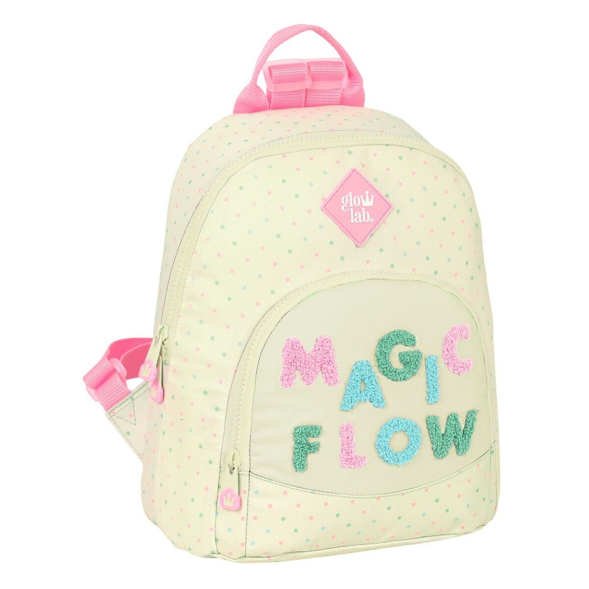 Casual Backpack Magic flow Beige 13 L