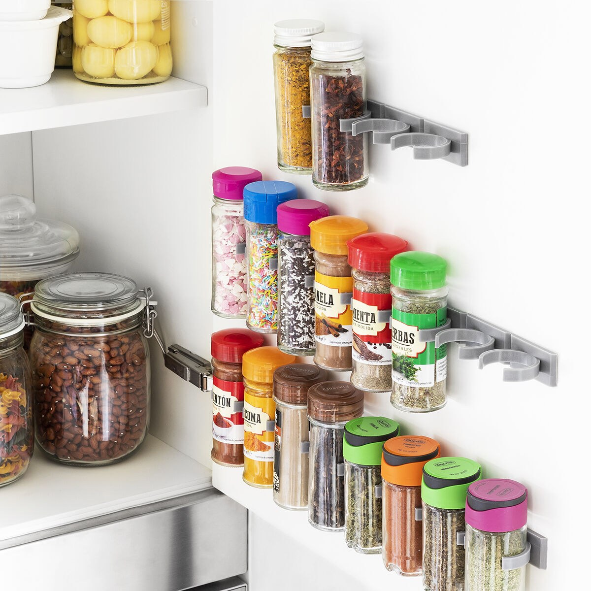Adhesive and Divisible Spice Organiser Jarlock x20