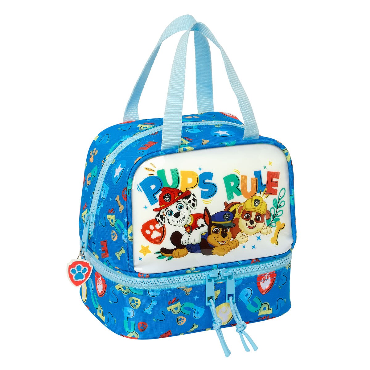 Lunchbox Pups rule Blue 20 x 20 x 15 cm