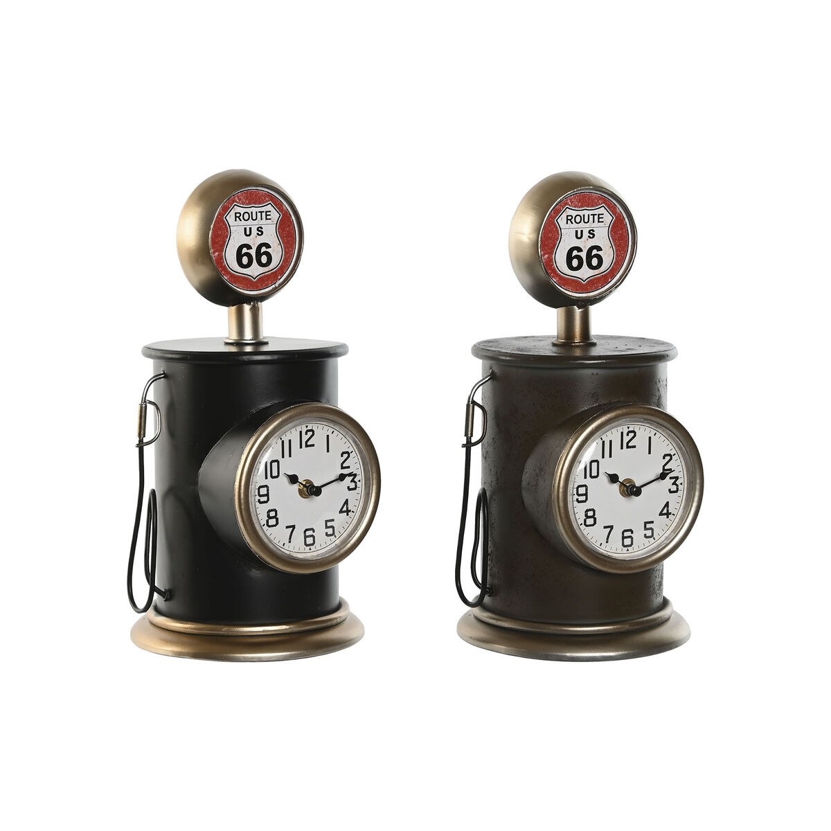 Table clock Multicolour Metal