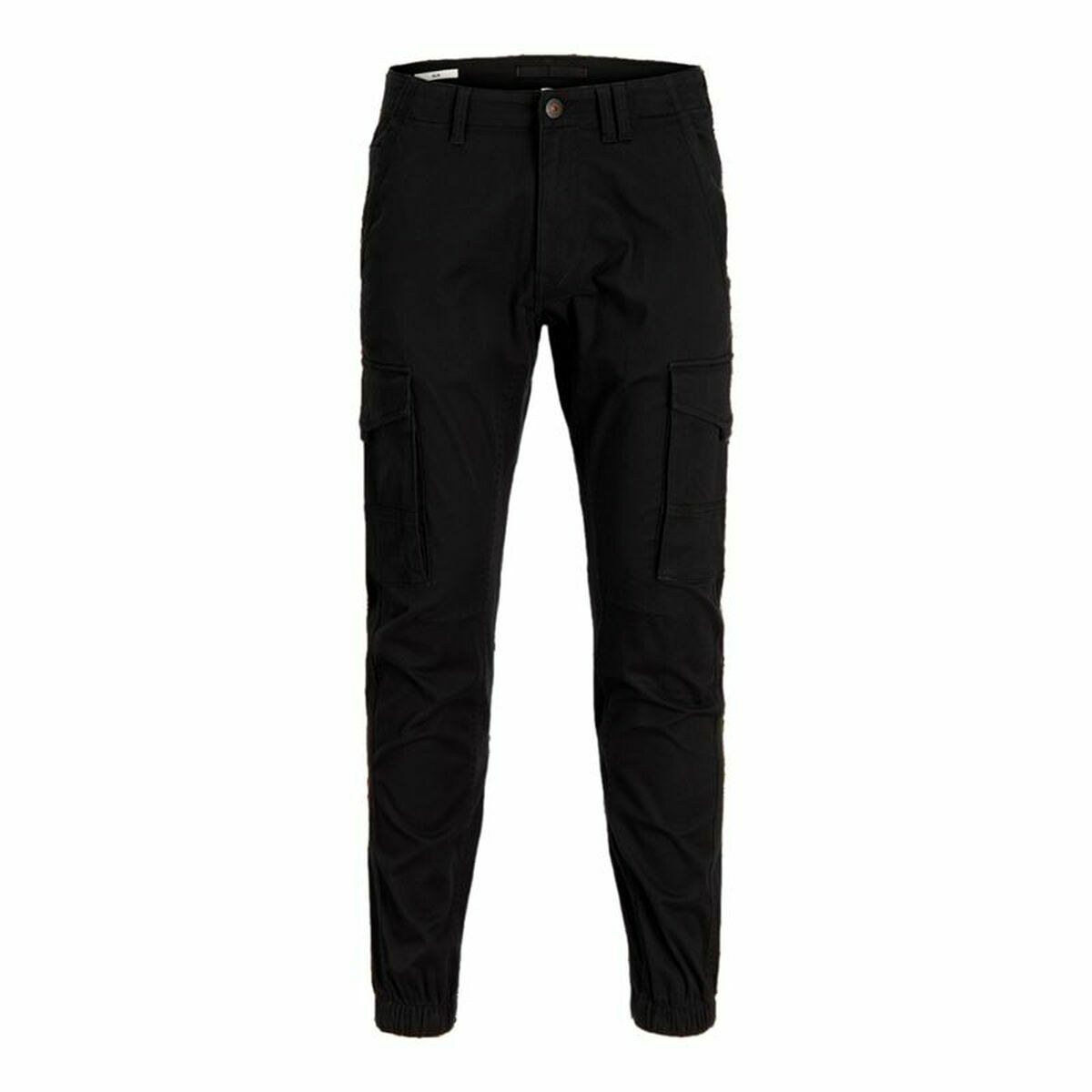 Trousers JPSTPAUL JJFLAKE CARGO NOOS 12139912 Black