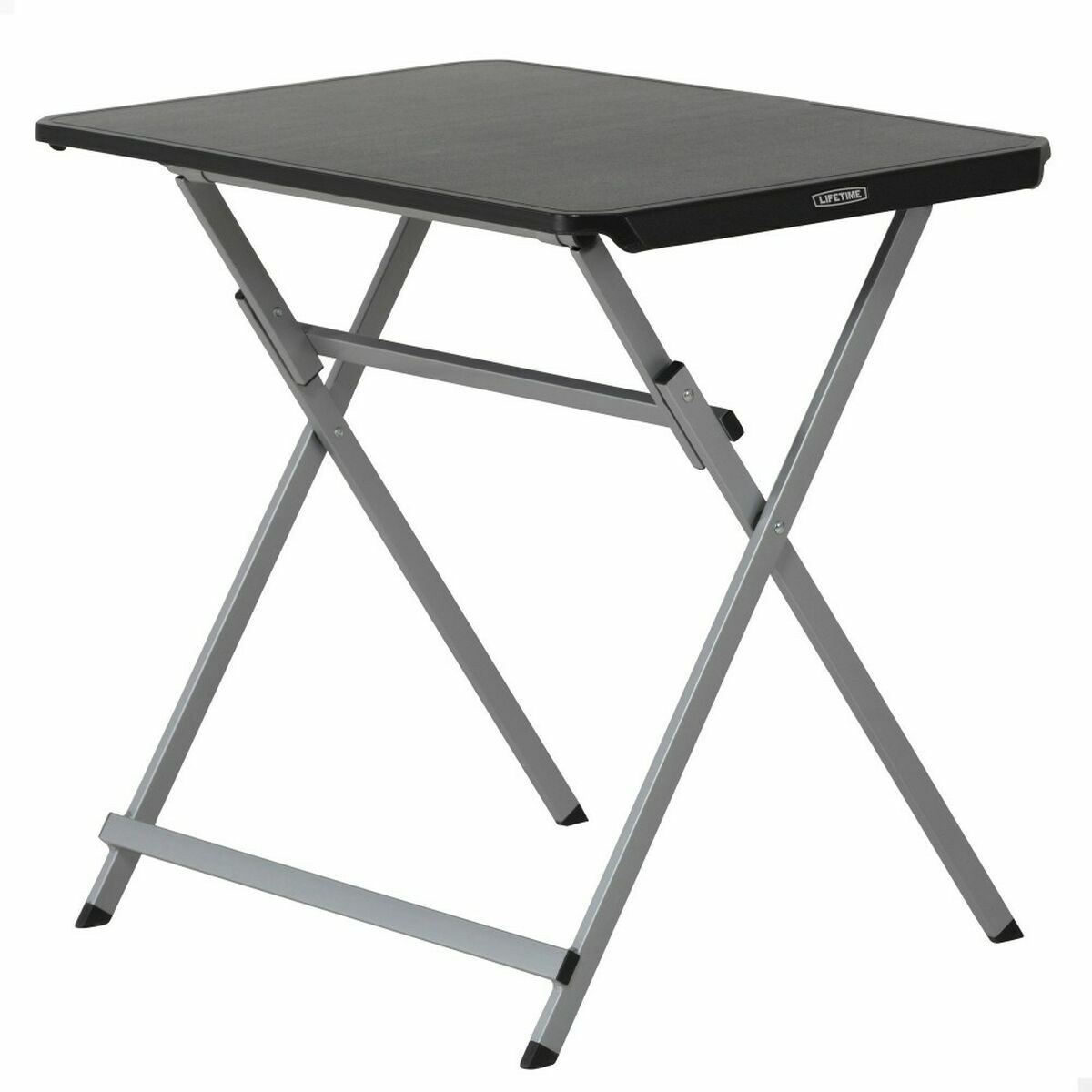 Folding Table Black Steel Plastic 75 x 50,5 x 66 cm
