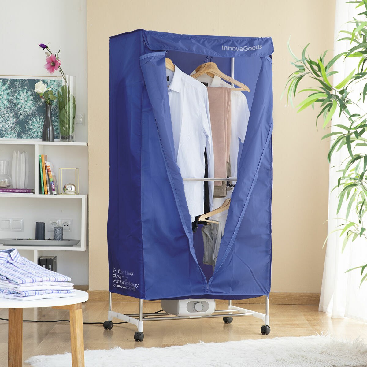 Portable Electric Dryer with 2 Levels Dupledry Blue 1200 W