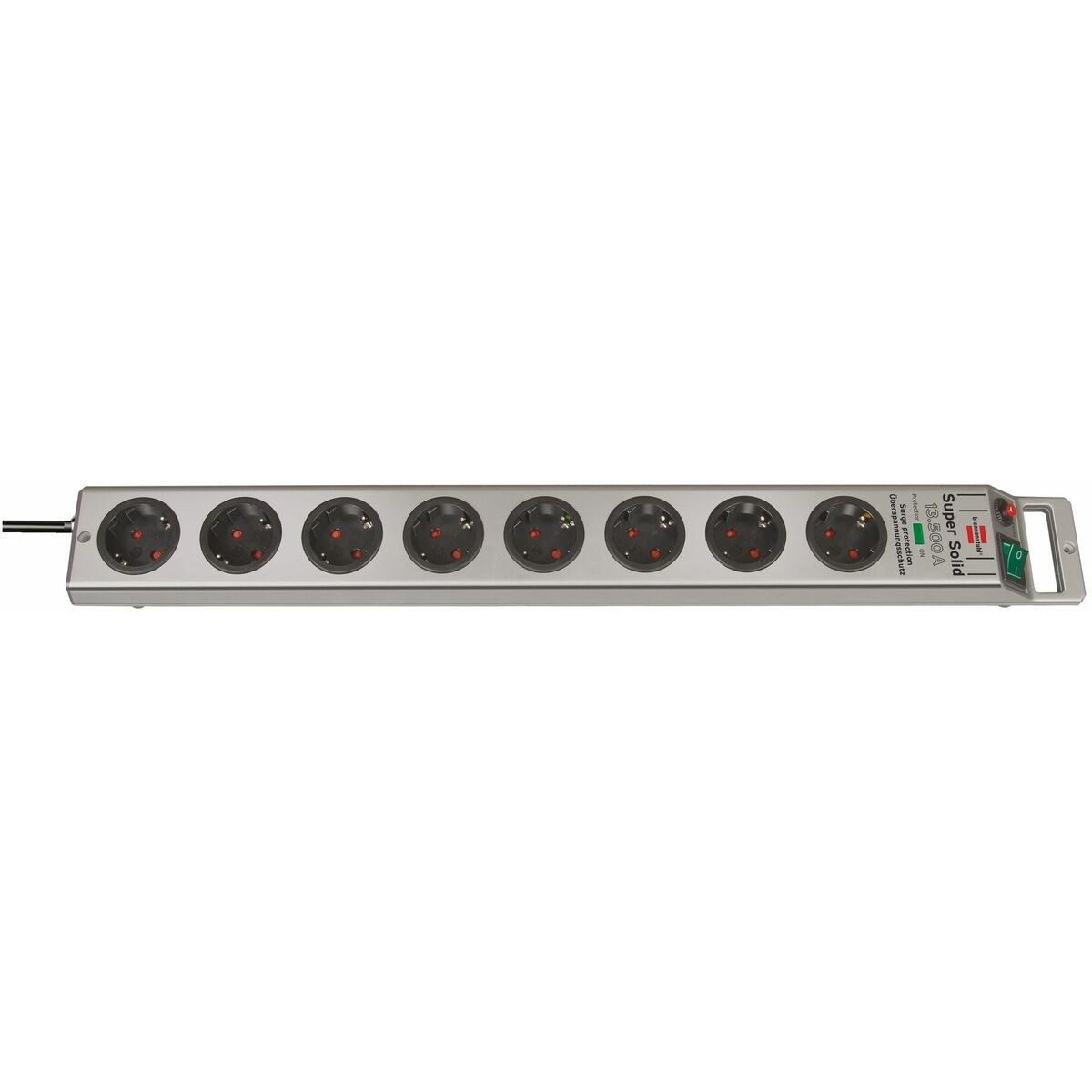 Power Socket - 5 sockets with Switch Super-Solid 3600 W (2,5 m)