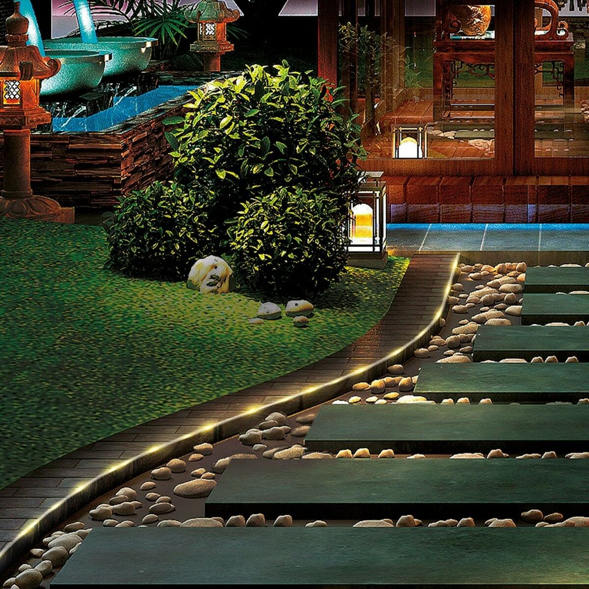 LED strips Copper Plastic 500 x 4,5 x 4,5 cm (6 Units)