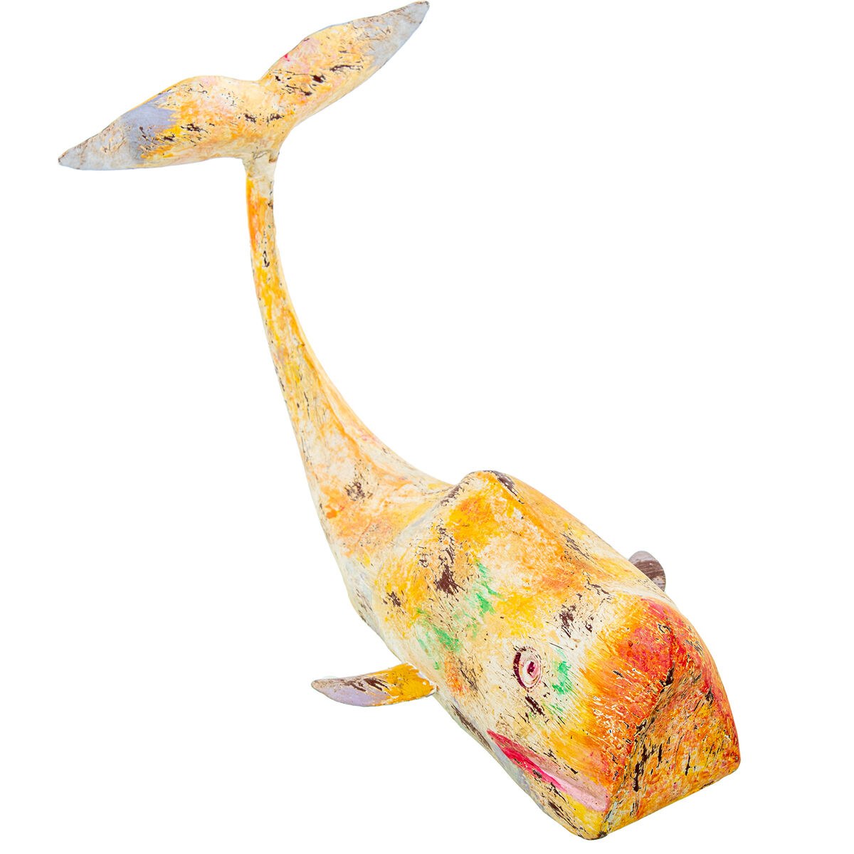 Decorative Figure Yellow Whale Iron