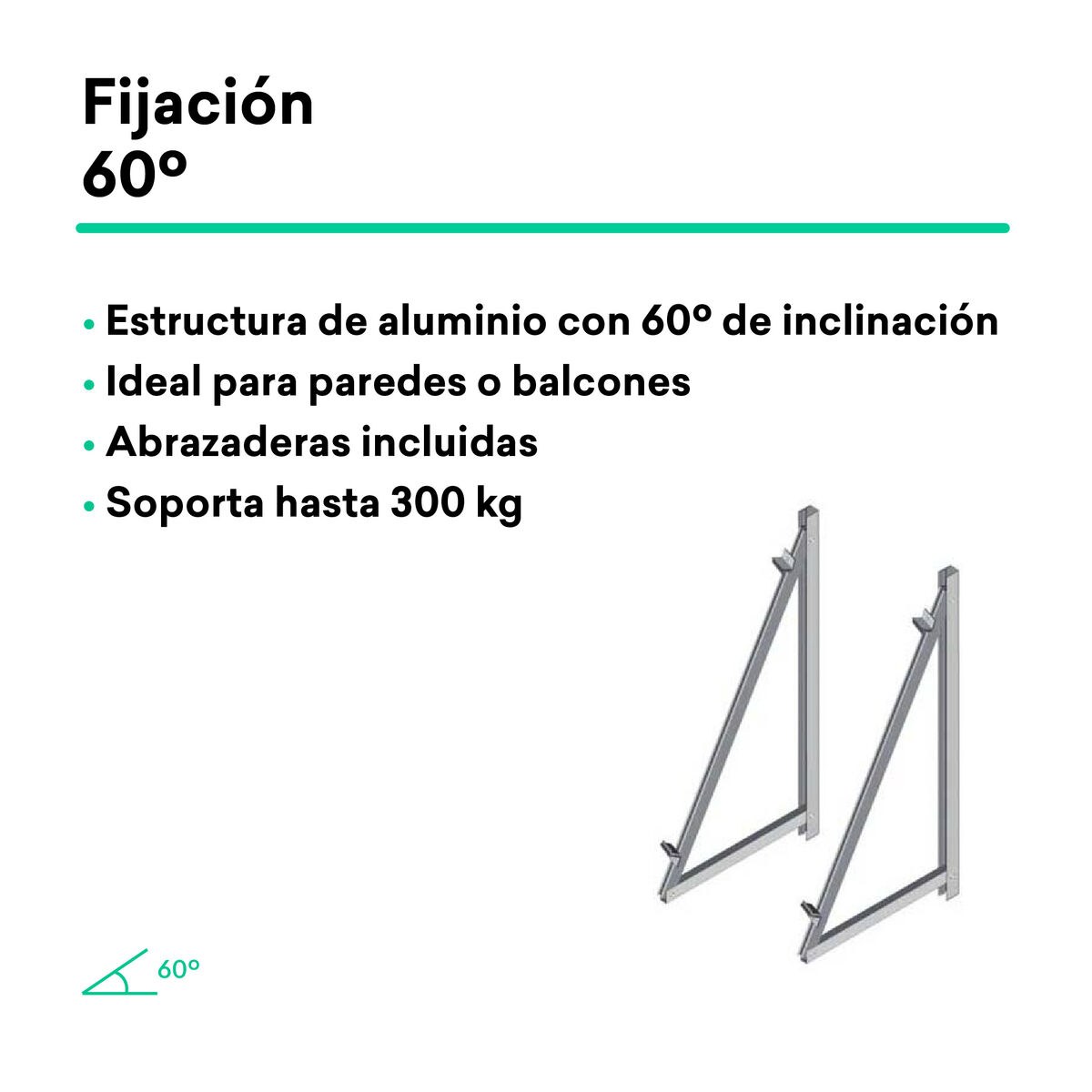 Self-Installable Solar Kit KitPlug&PlayEffx800x60 800 W 60º