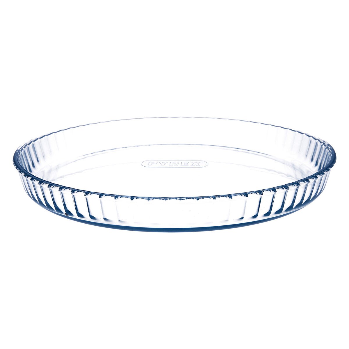 Cake Mould Classic Vidrio Transparent Glass Flat Circular 31 x 31 x 4 cm 6 Units
