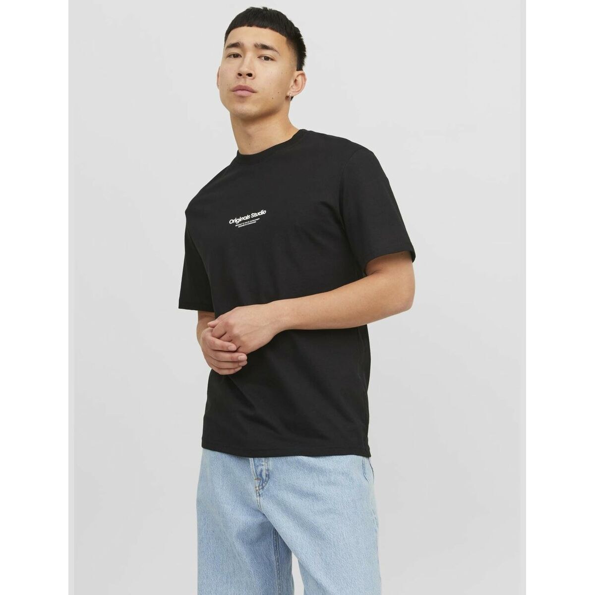 Men’s Short Sleeve T-Shirt JORVESTERBRO TEE SS 12240121 Black