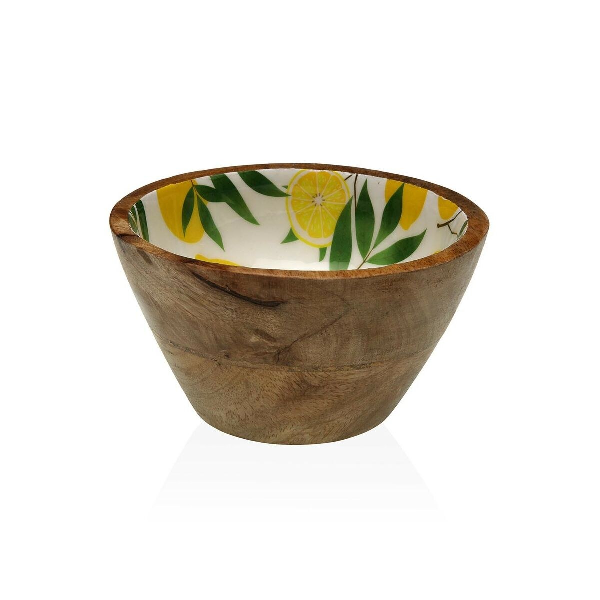 Bowl Bamboo Porcelain Mango wood Lemon