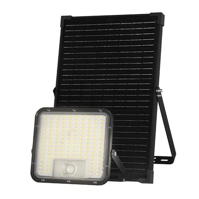 Solar lamp CUBE 9.600 lm 60 W 3000 K Natural Soft green