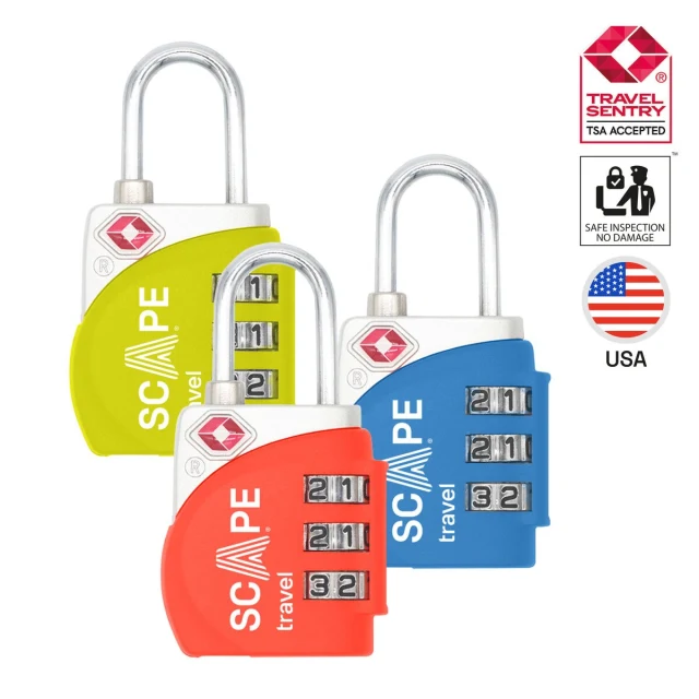 Combination padlock TSA-009