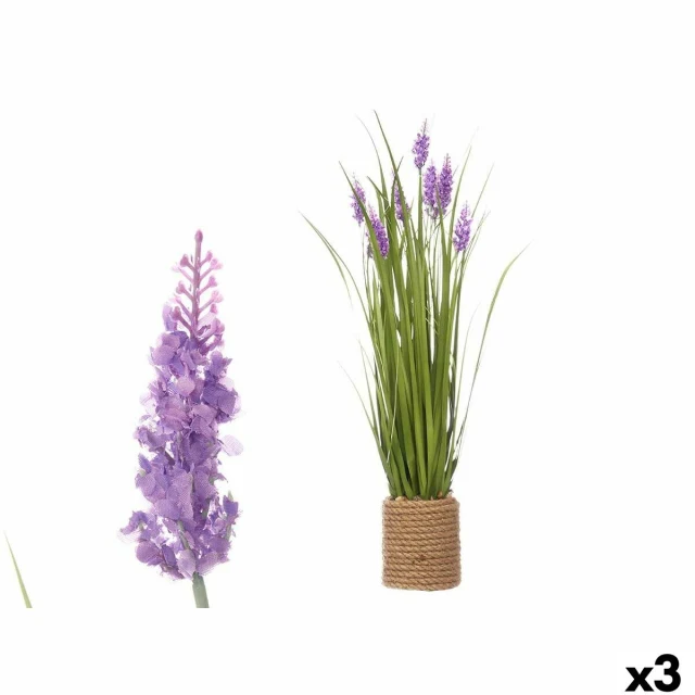 Decorative Plant Rope Plastic Stone 30 x 70 x 30 cm 30 x 69 x 30 cm (3 Units)