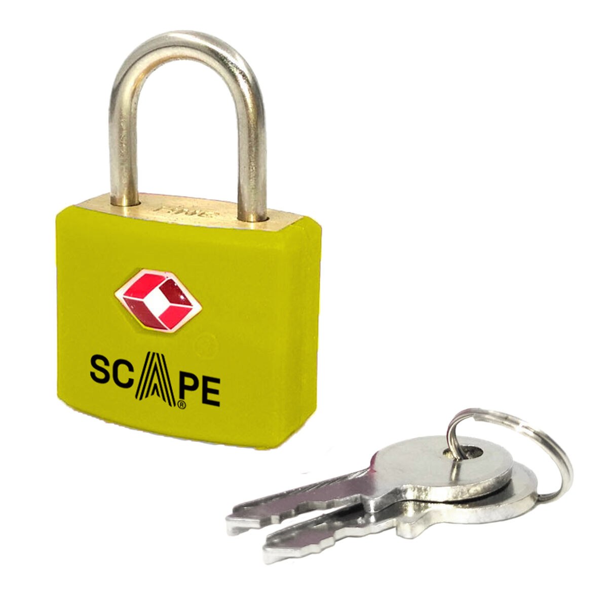 Key padlock TSA-385 Metal Rectangular