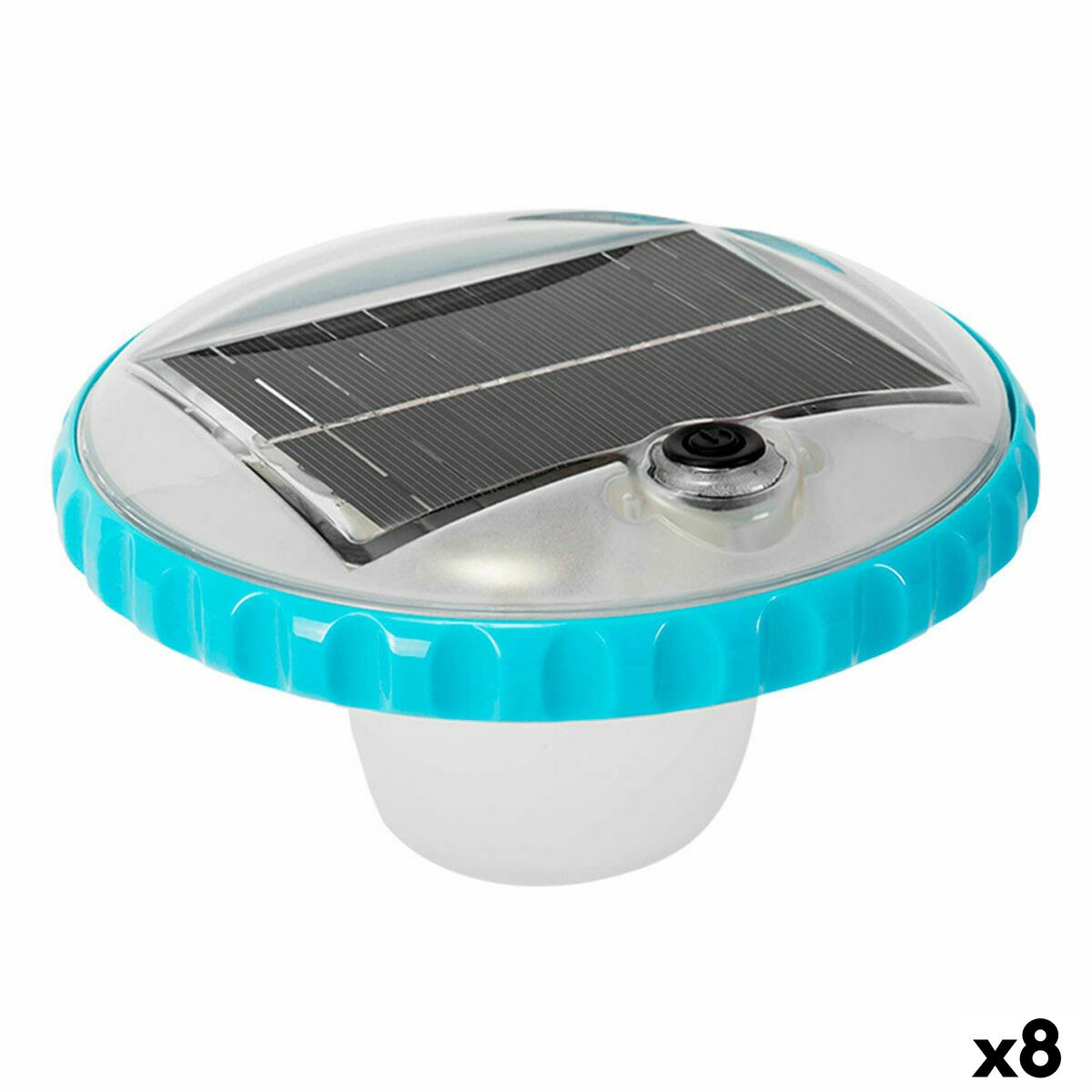 Floating solar light for swimming pools 16,8 x 10,8 x 16,8 cm (8 Units)