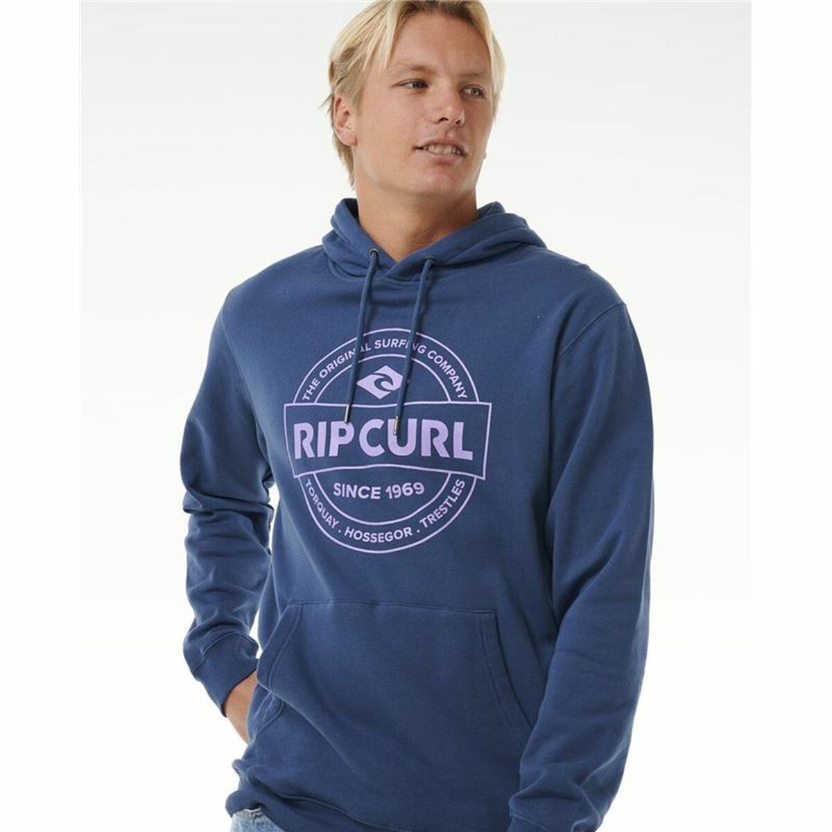 Men’s Hoodie Stapler Hood Blue