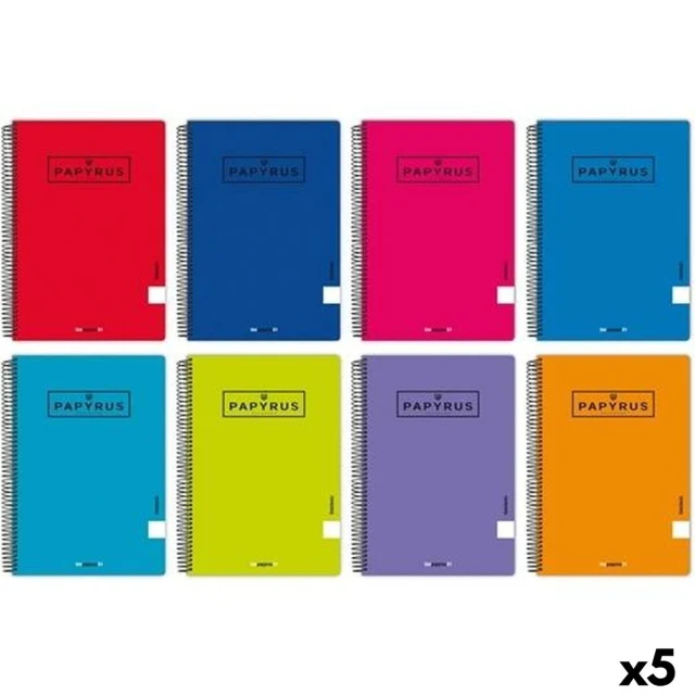 Notebook 01-UNICLASIC Quarto 80 Sheets (5 Units)